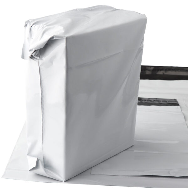 Курьерский пакет 170*240+40мм без кармана, без логотипа, толщина 50 мкм, белый (50 штук в упаковке)
