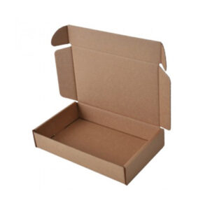 Почтовая картонная коробка 265*165*50 мм тип “Е”, самосборный короб из гофрокартона Т22