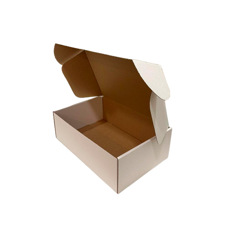 Самосборная коробка белая 300*200*100 мм FEFCO 0427, короб из микрогофрокартона Т12Е