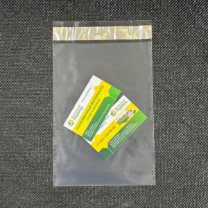 Курьерский пакет прозрачный 190*240+40мм без кармана, толщина 50 мкм (100 штук в упаковке)