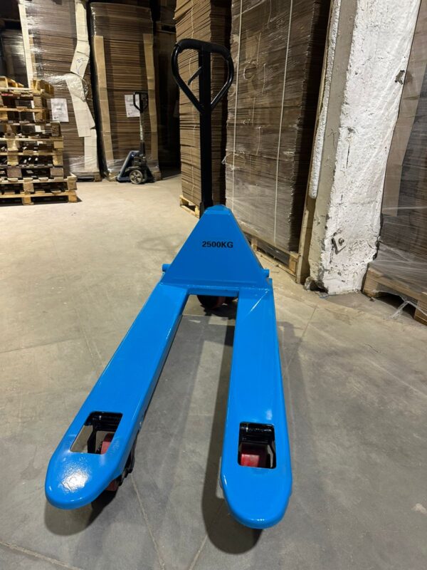 Гидравлическая тележка (рохля) US-25PU, 2500 кг, полиуретановые колеса — изображение 7