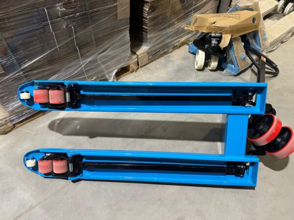 Гидравлическая тележка (рохля) US-25PU, 2500 кг, полиуретановые колеса — изображение 6